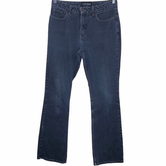 LONDONJEAN Denim - London Jean high rise med wash straight leg jeans